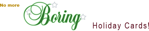 No more boring holiday cards!