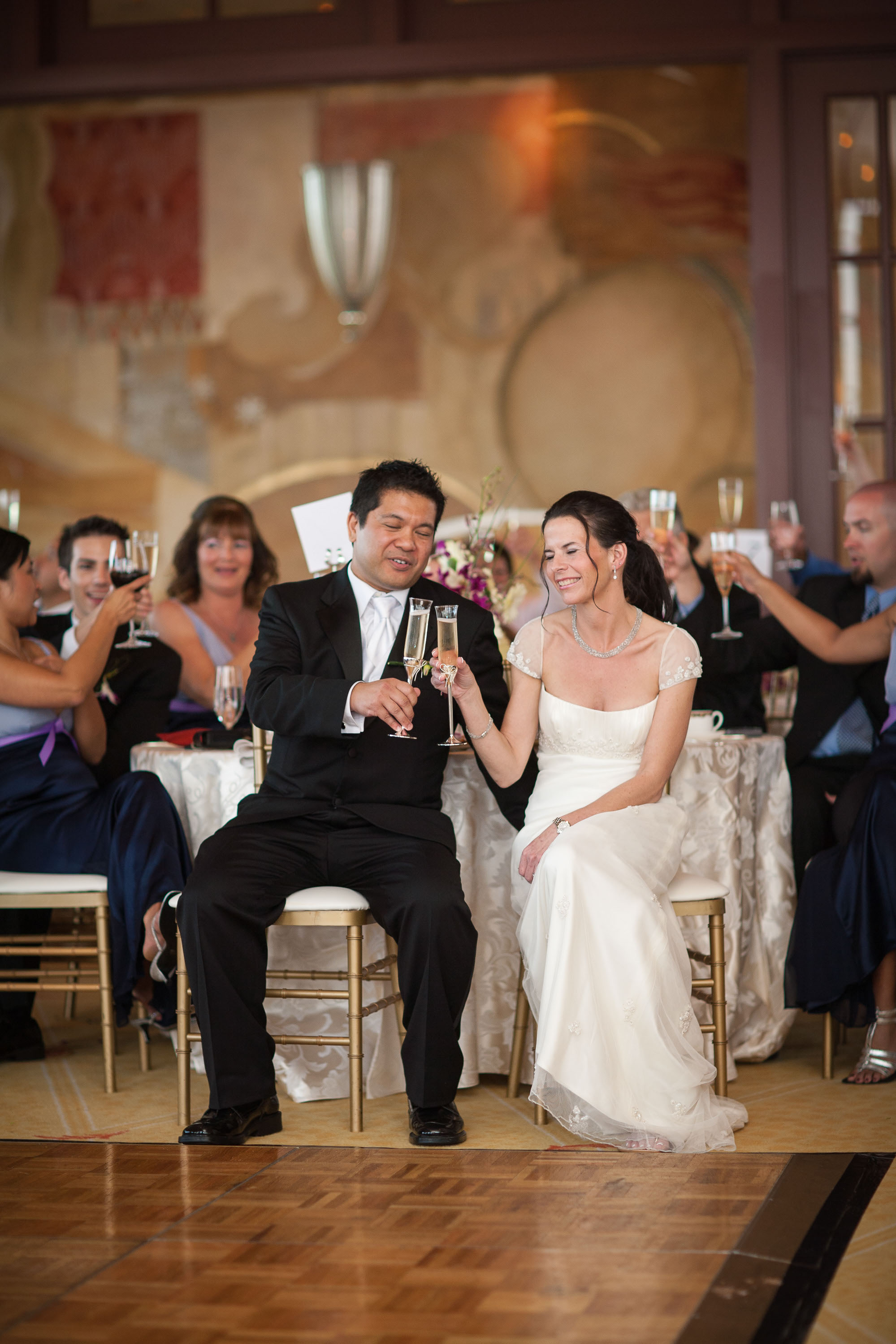 A toast  at the St. Francis Hotel in San Francisco