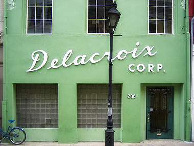 Blue Bicycle, New Orleans before Katrina
